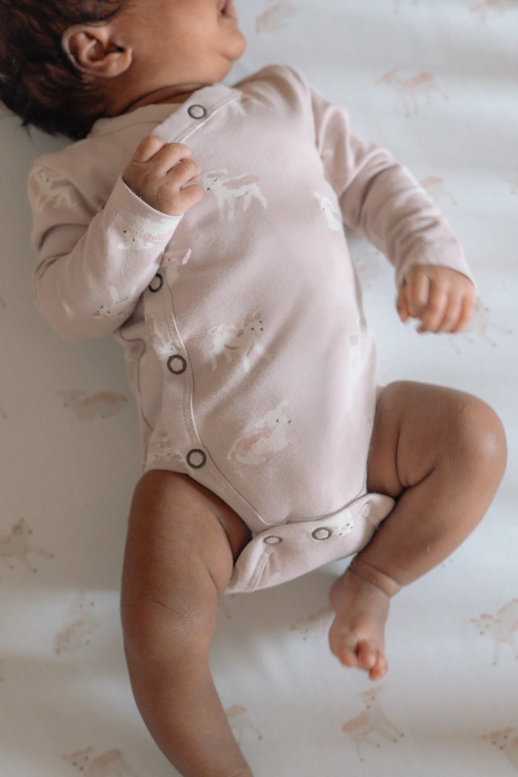 The Littles Long Sleeve Kimono One-Piece- Dear Lamb