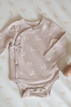The Littles Long Sleeve Kimono One-Piece- Dear Lamb