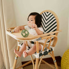 Handcrafted - Tumbuh Kids High Chair - Rattan Wicker