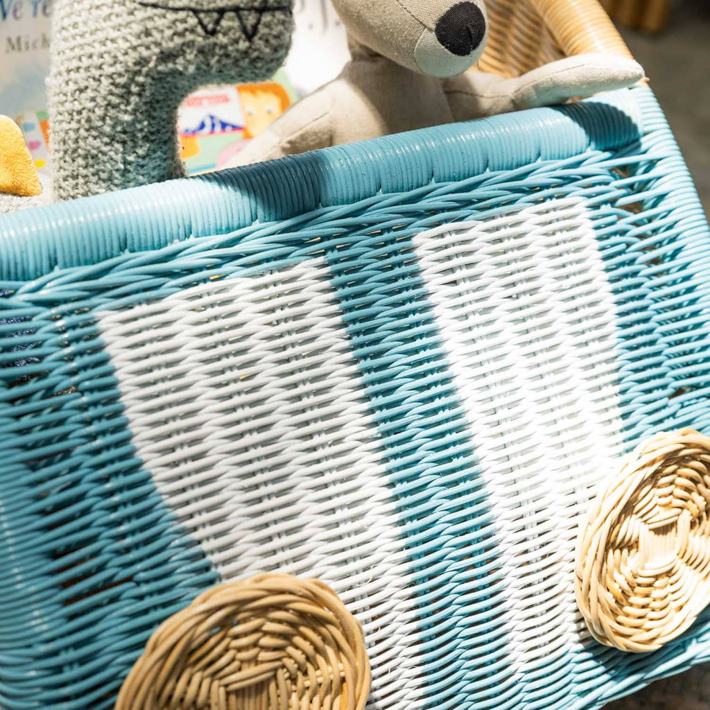 Handcrafted - Archie Storage Wagon - Rattan Wicker