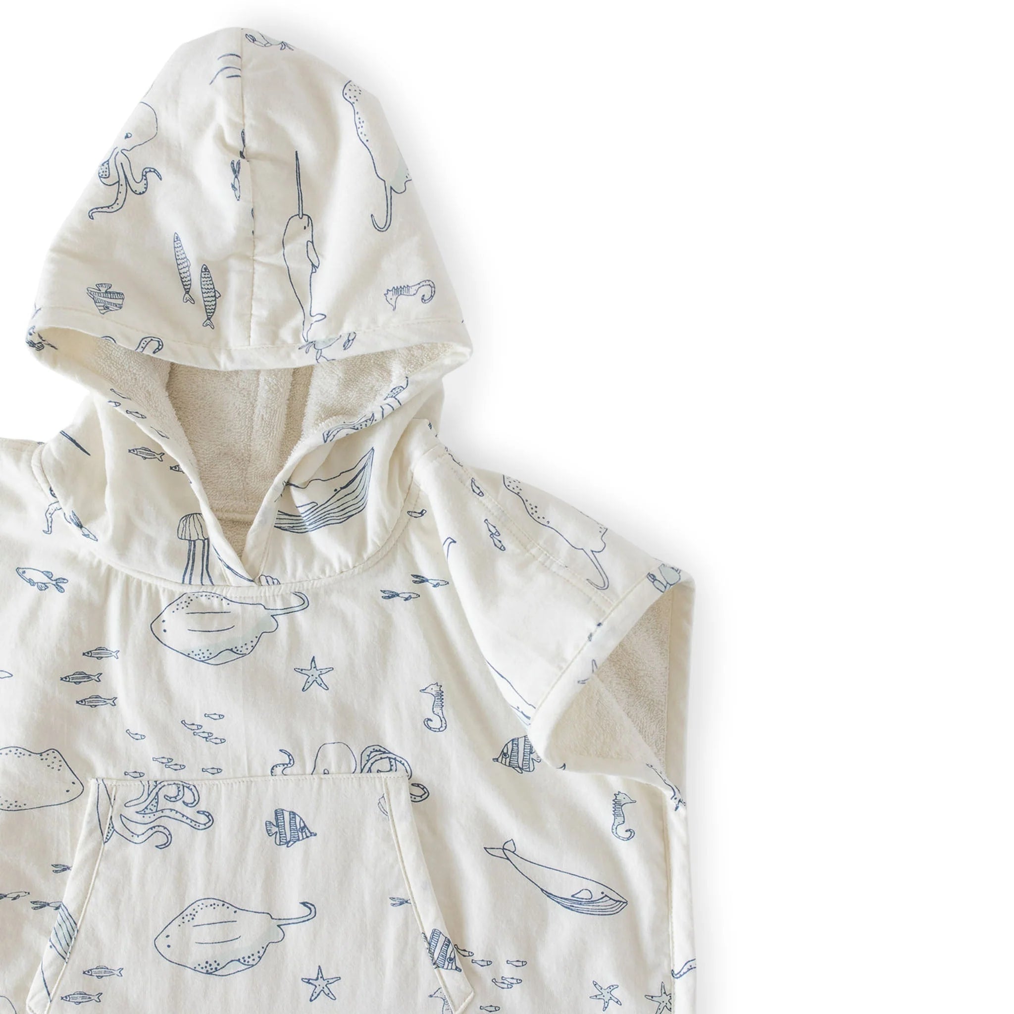 Hooded Poncho Towel- Life Aquatic