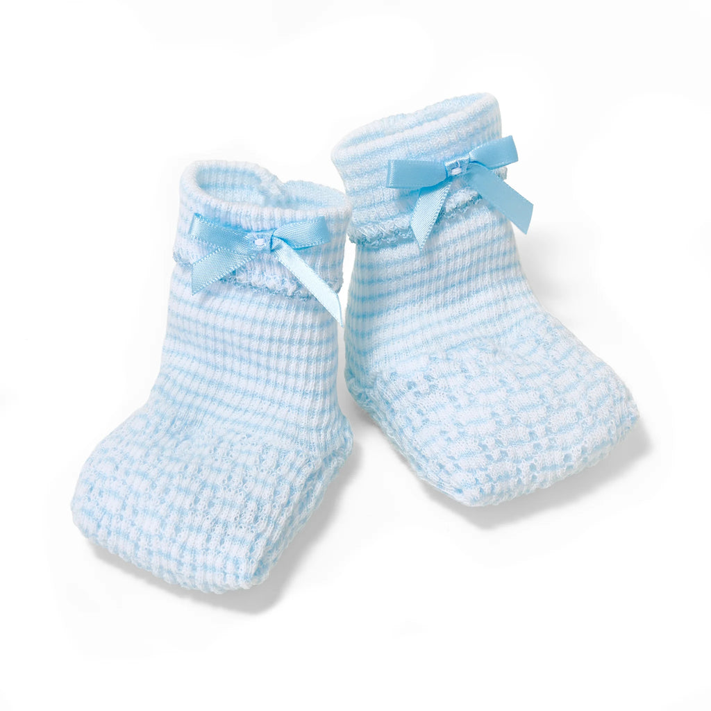 Knit Solid Color Booties