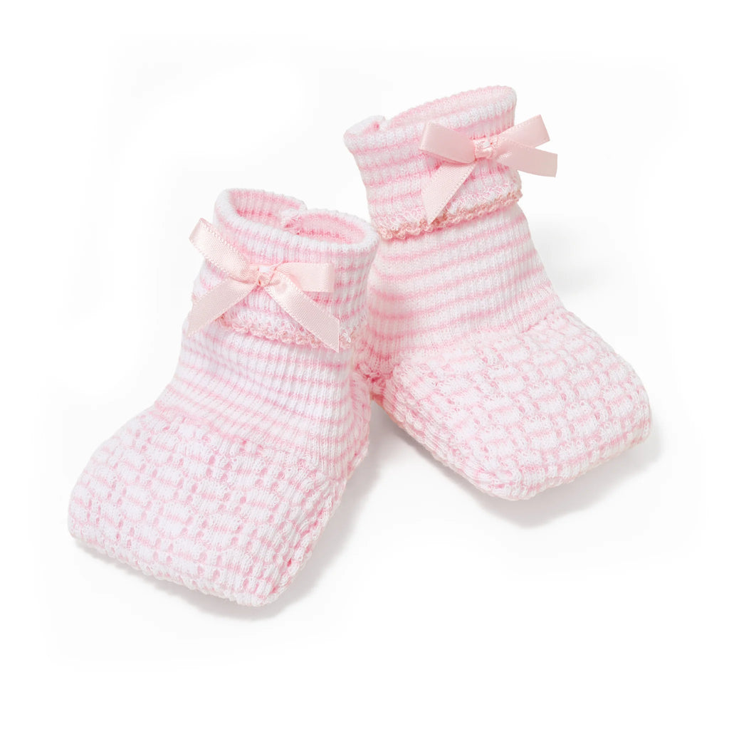 Knit Solid Color Booties
