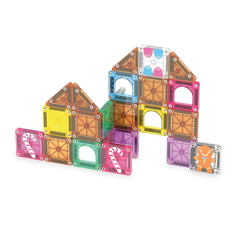 microMAGS Gingerbread House 24-Piece Travel Set
