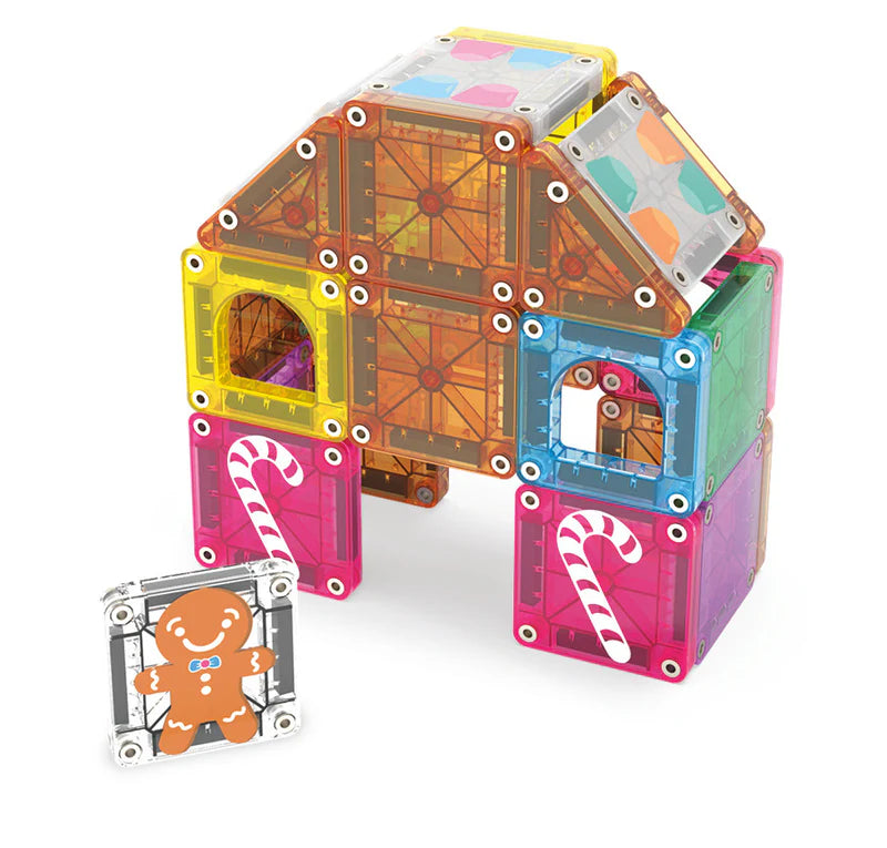 microMAGS Gingerbread House 24-Piece Travel Set