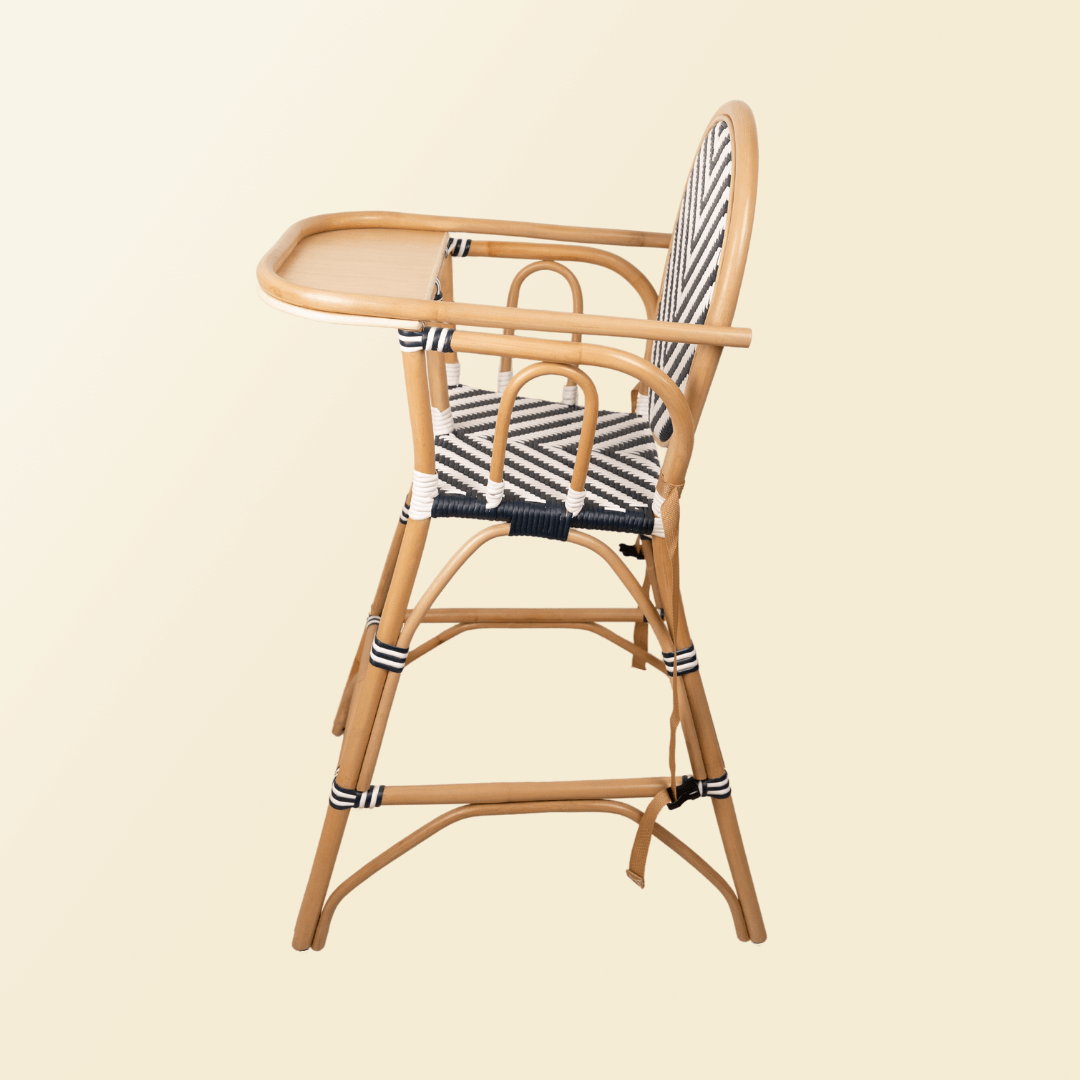 Handcrafted - Tumbuh Kids High Chair - Rattan Wicker