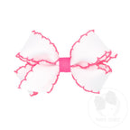 Mini Moonstitch Grosgrain Hair Bow