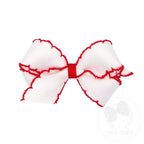 Mini Moonstitch Grosgrain Hair Bow