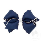 Medium Moonstitch Grosgrain Hair Bow