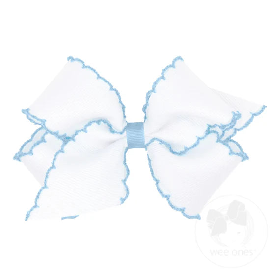 Medium Moonstitch Grosgrain Hair Bow