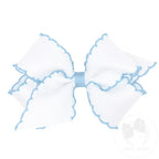 Medium Moonstitch Grosgrain Hair Bow