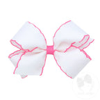 Medium Moonstitch Grosgrain Hair Bow