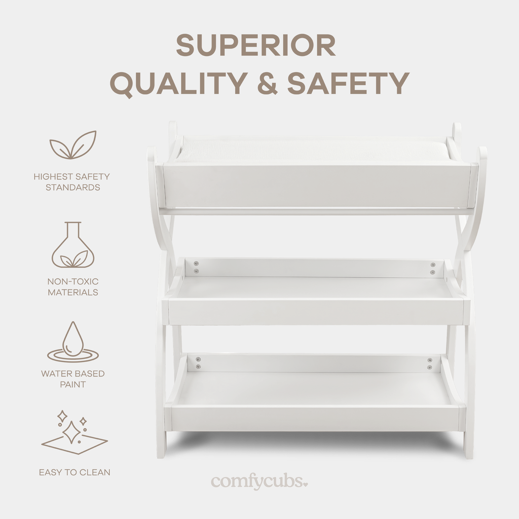 Baby Changing Table, Infant Daycare Essentials by Comfy Cubs