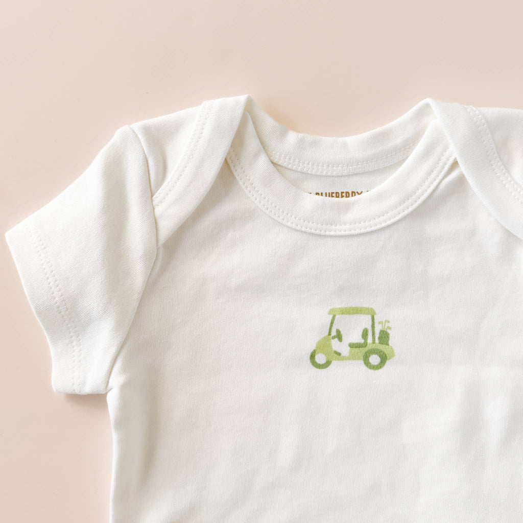 Onesie Golf Baby Romper Organic Cotton Gift Graphic Bodysuit