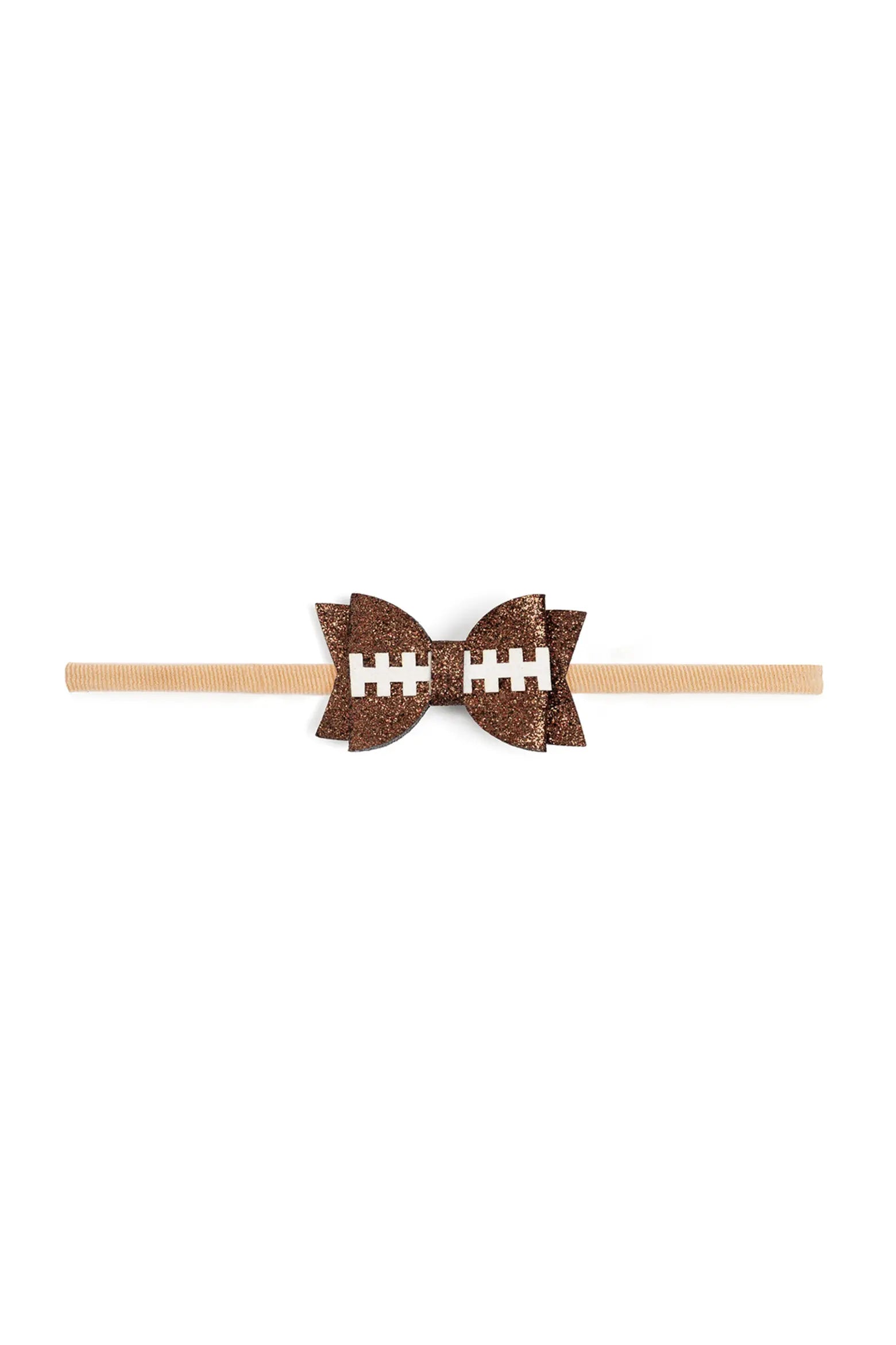 Game Day Glitter Bow Baby Headband