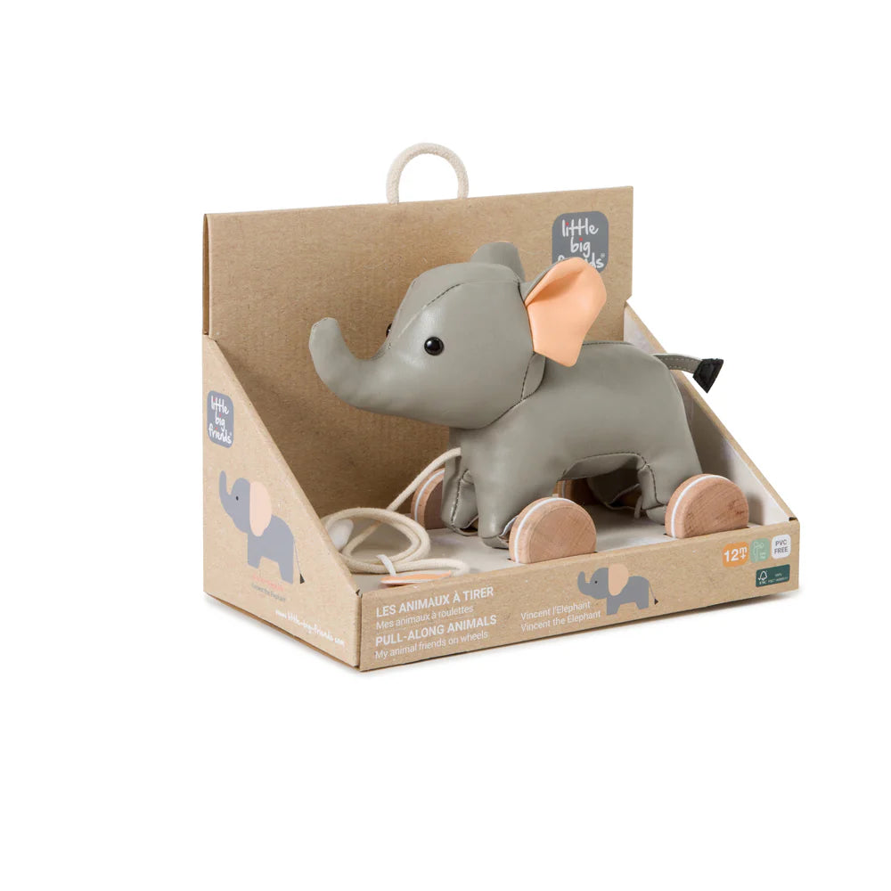 Vincent the Elephant Pull Along Friend