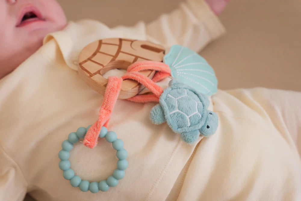 Wooden Rattle- Ocean