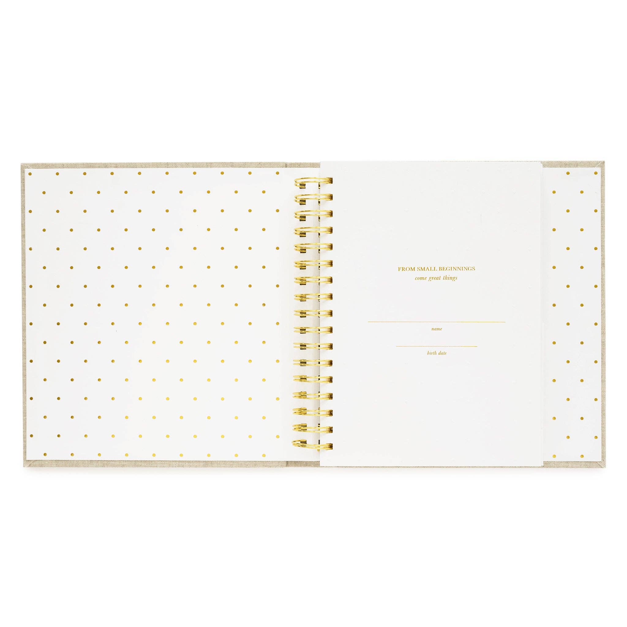 Baby Book, Rose Linen