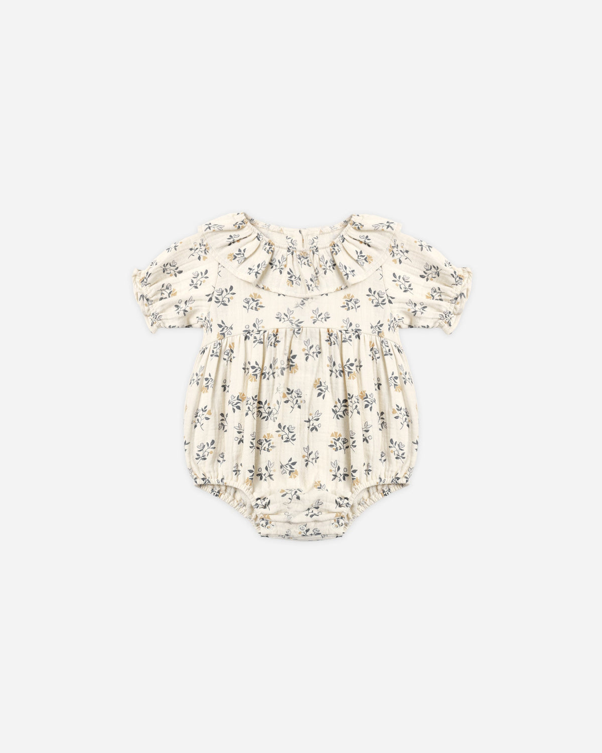 Collared Romper French Floral