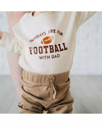 Sundays are for football long sleeve romper