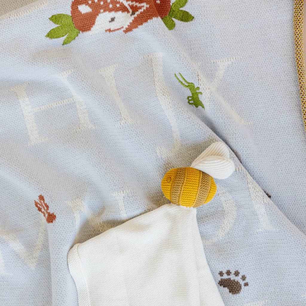 Blanket ABC Woodland Baby Organic Cotton Christmas Gift
