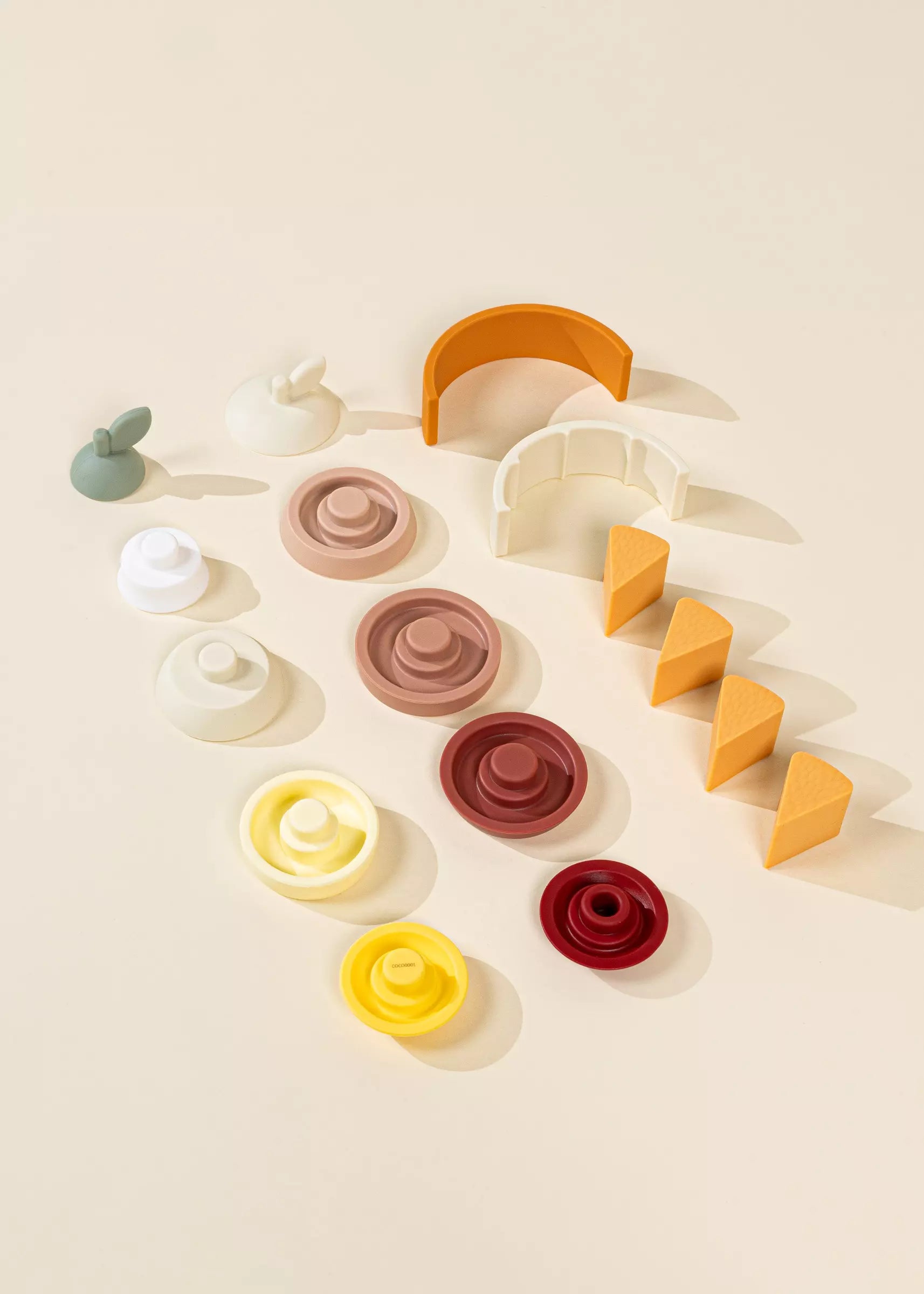 3 Sets of Silicone Stackable Fruits (16 Pieces)