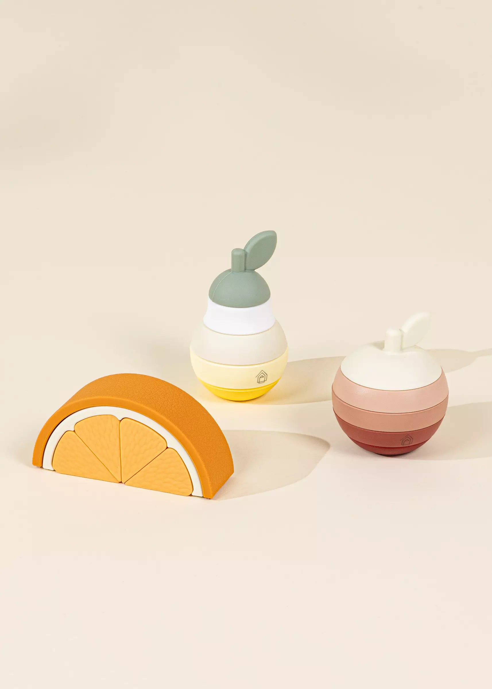 3 Sets of Silicone Stackable Fruits (16 Pieces)