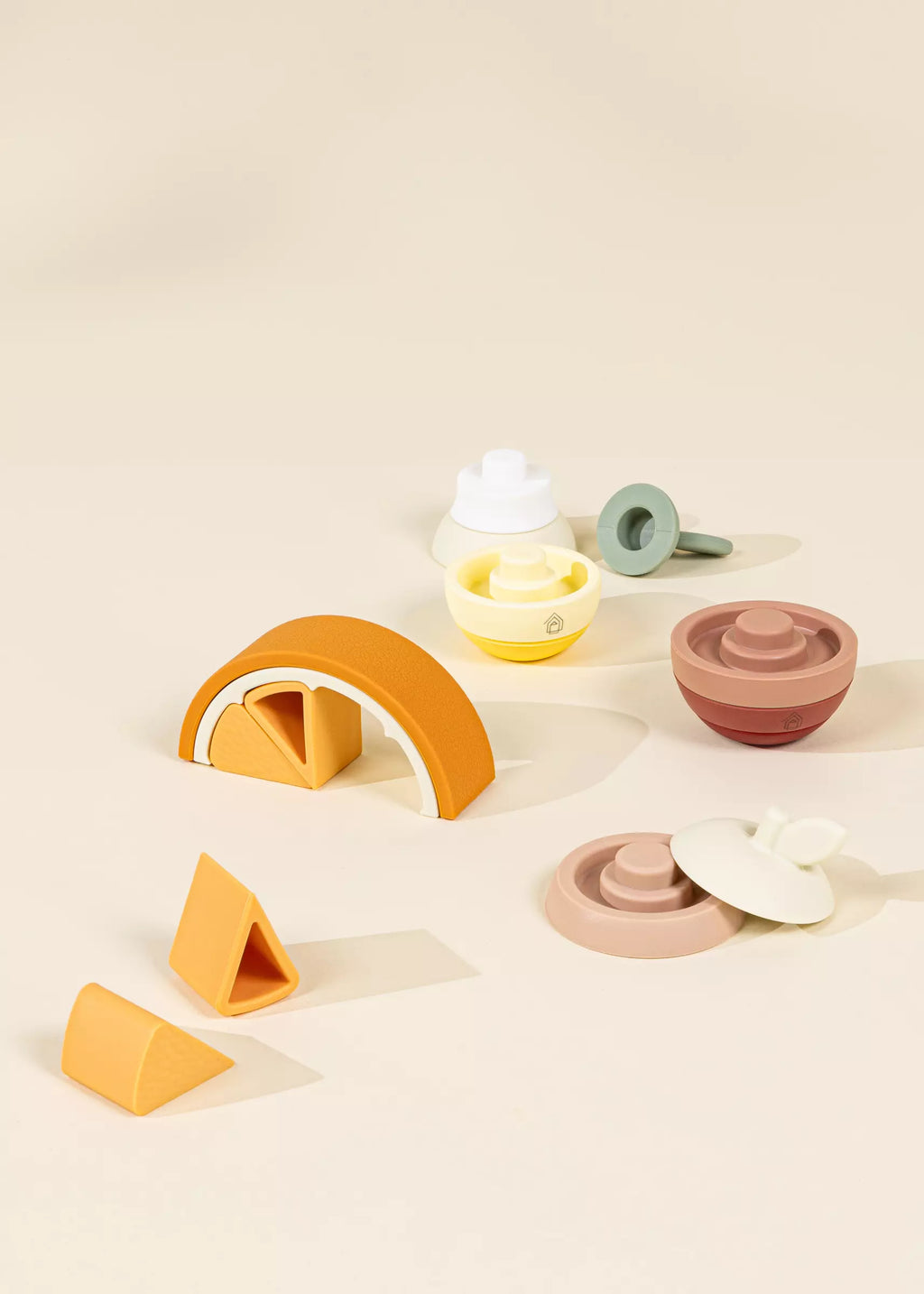 3 Sets of Silicone Stackable Fruits (16 Pieces)