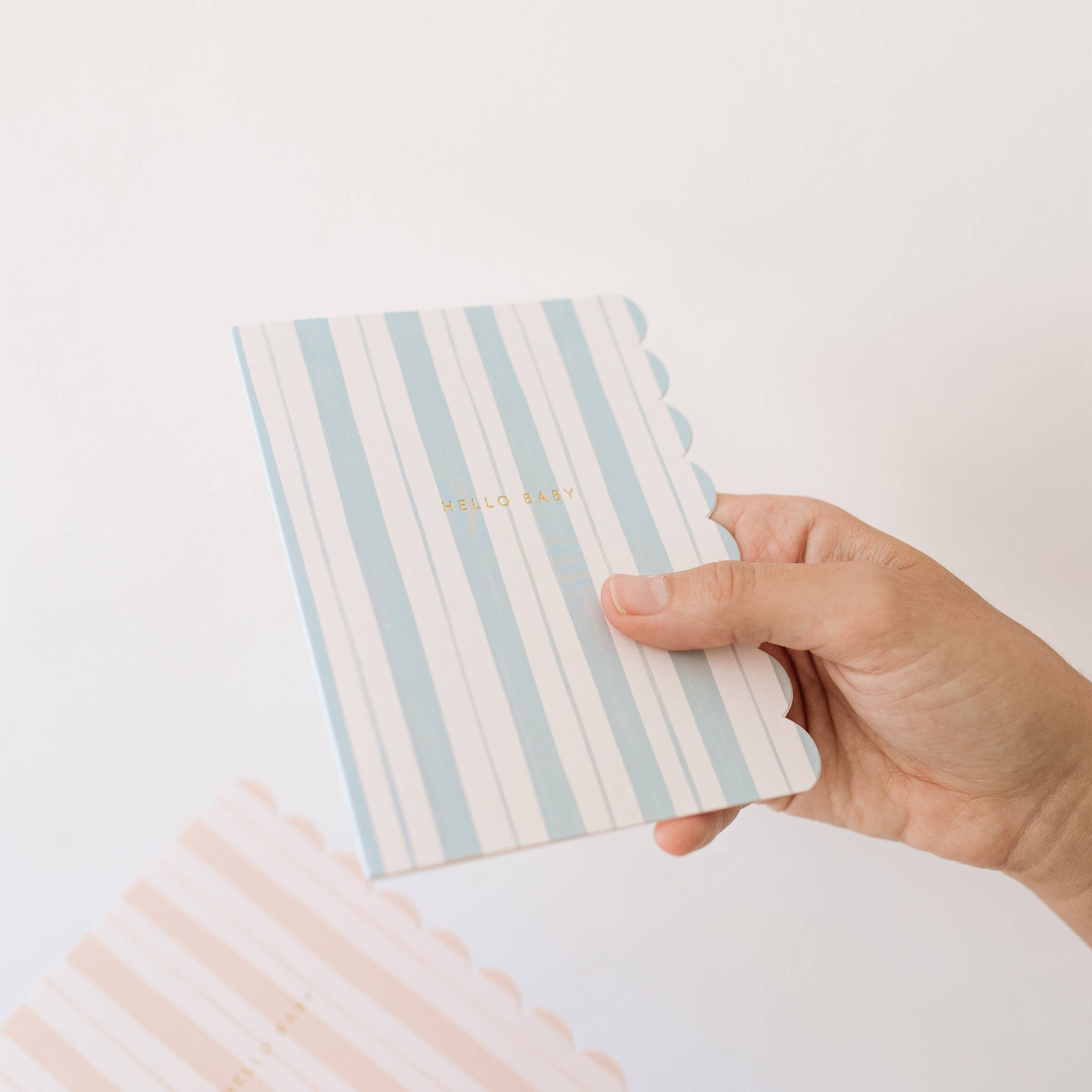Baby Stripes Blue Card