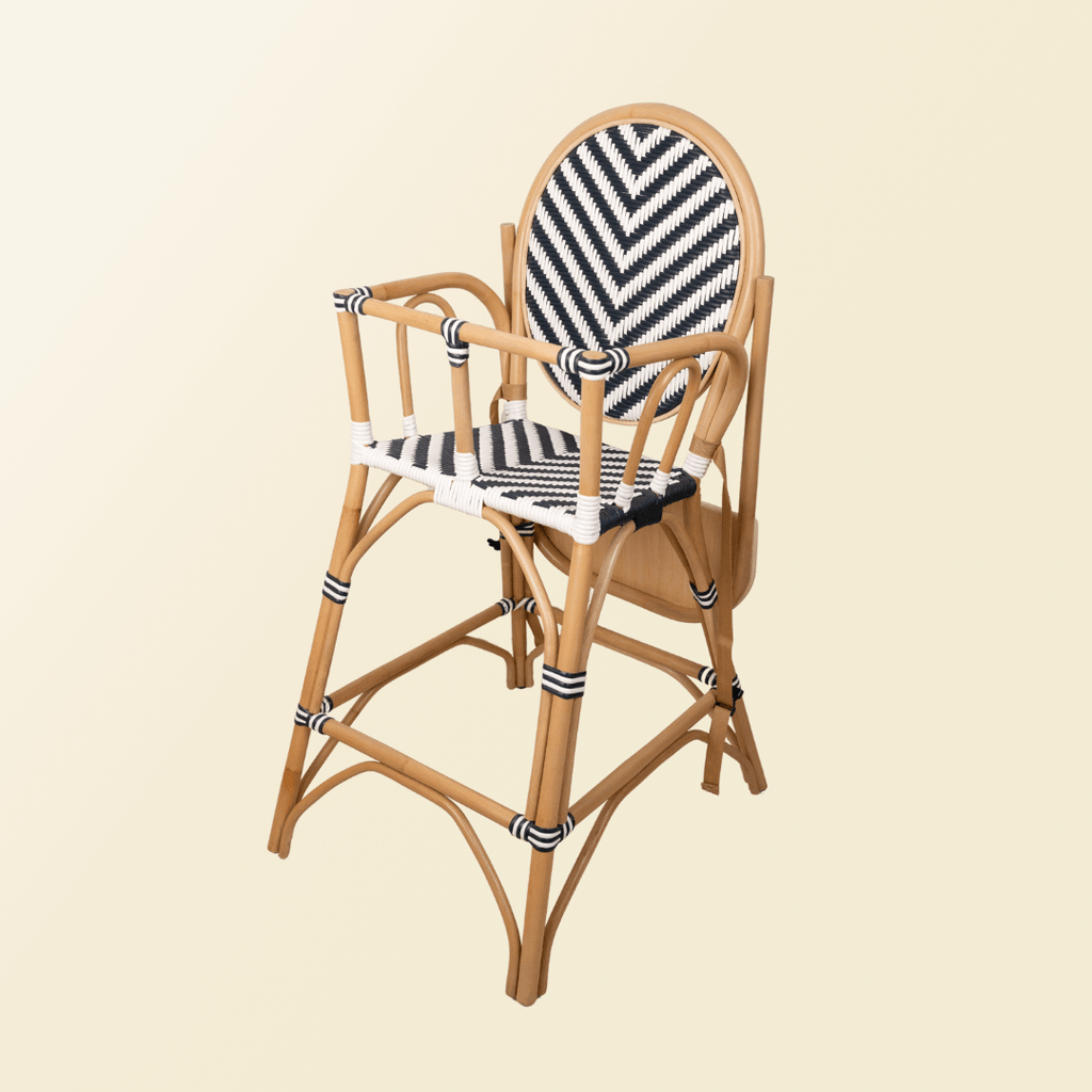 Handcrafted - Tumbuh Kids High Chair - Rattan Wicker