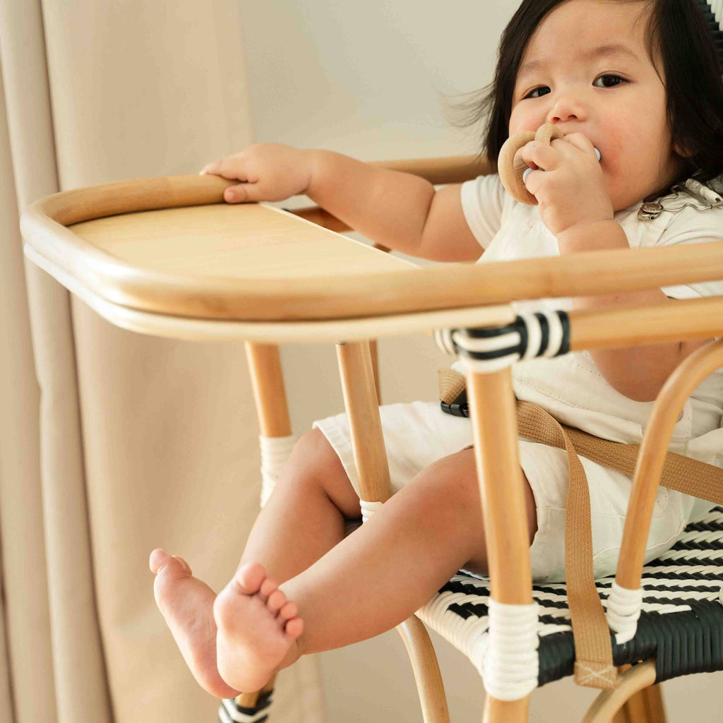 Handcrafted - Tumbuh Kids High Chair - Rattan Wicker