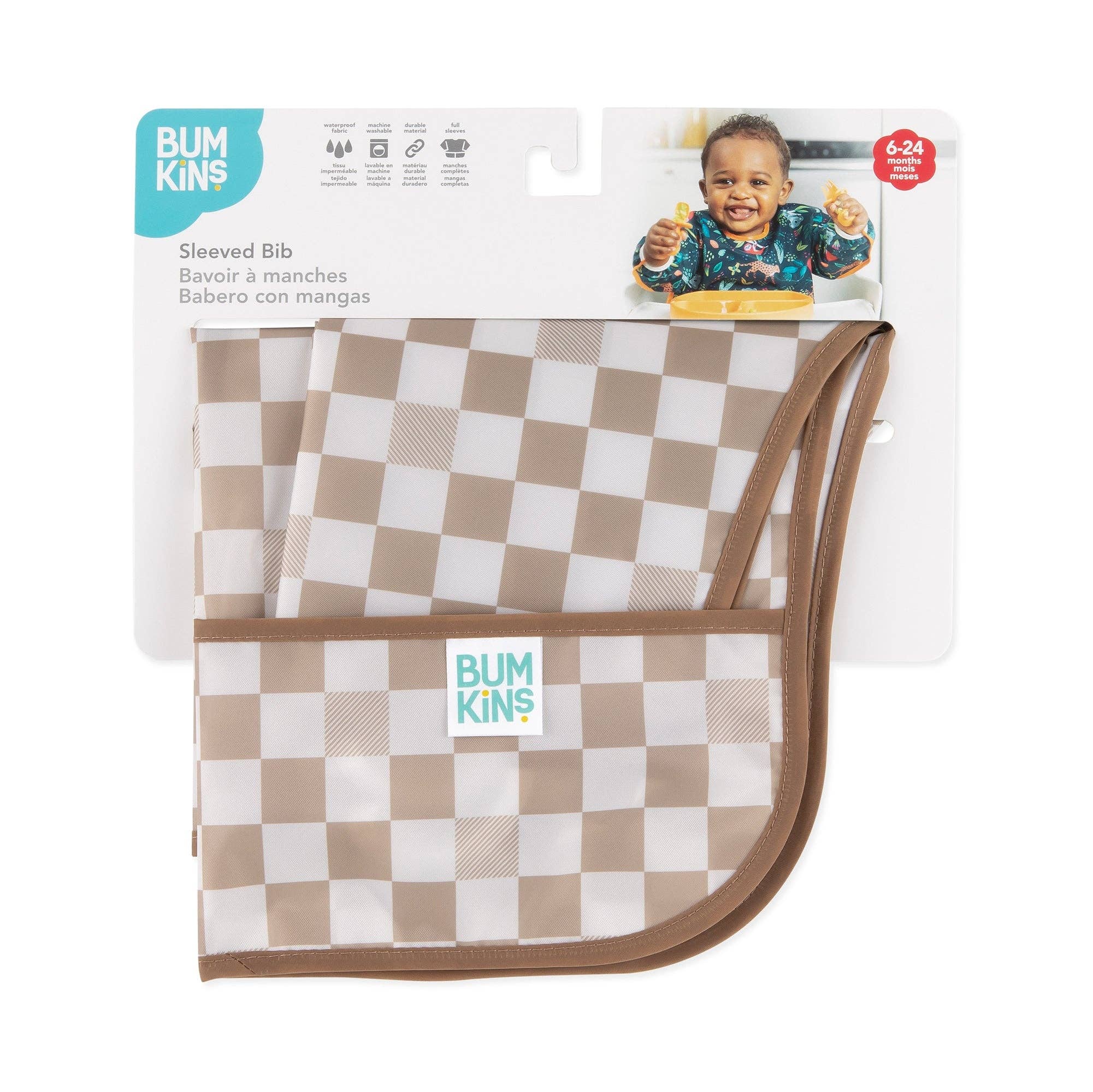 Sleeved Bib: Sand Check