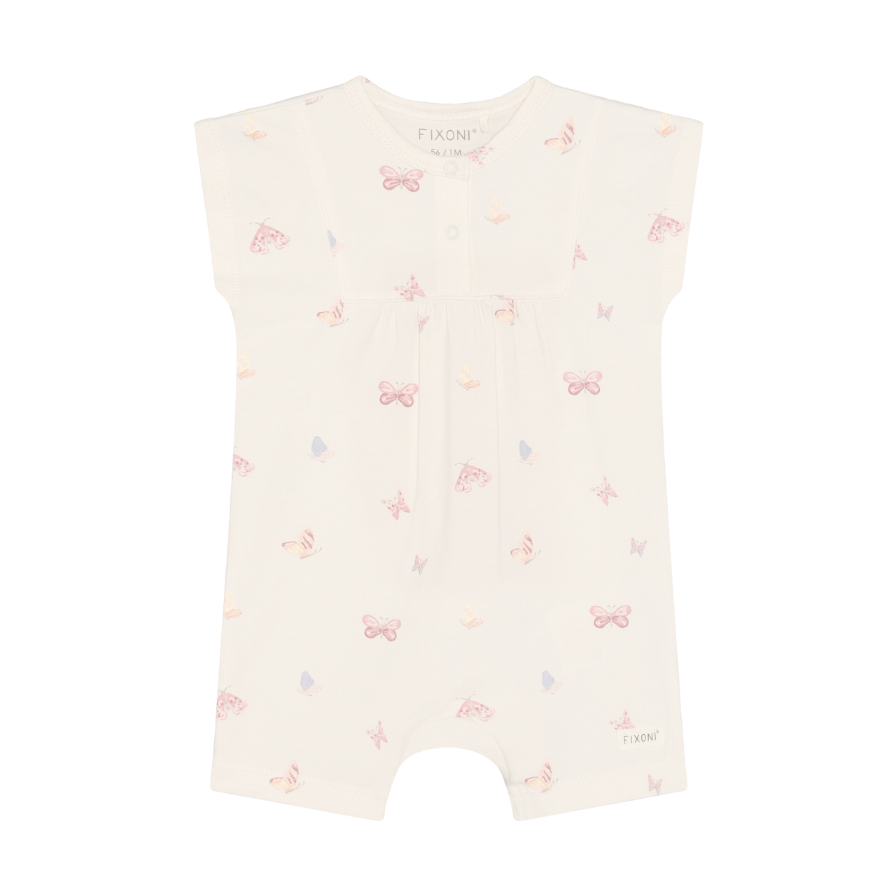 Short Sleeve Romper- Butterflies