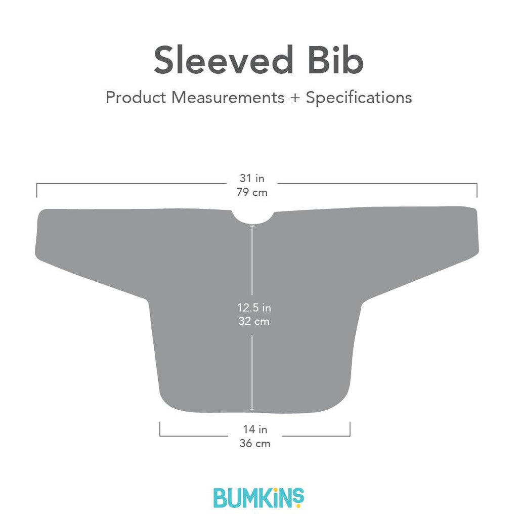 Sleeved Bib: Rainbows