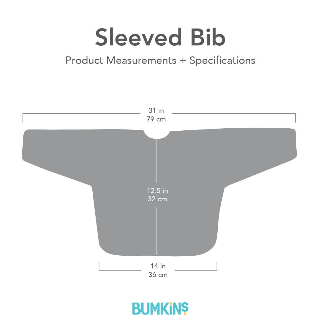 Sleeved Bib: Rainbows