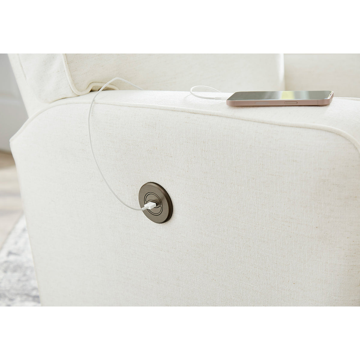 Storytime Bilana Power Swivel Glider Recliner 4MP55
