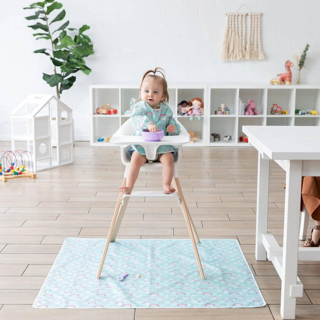 Sleeved Bib: Rainbows