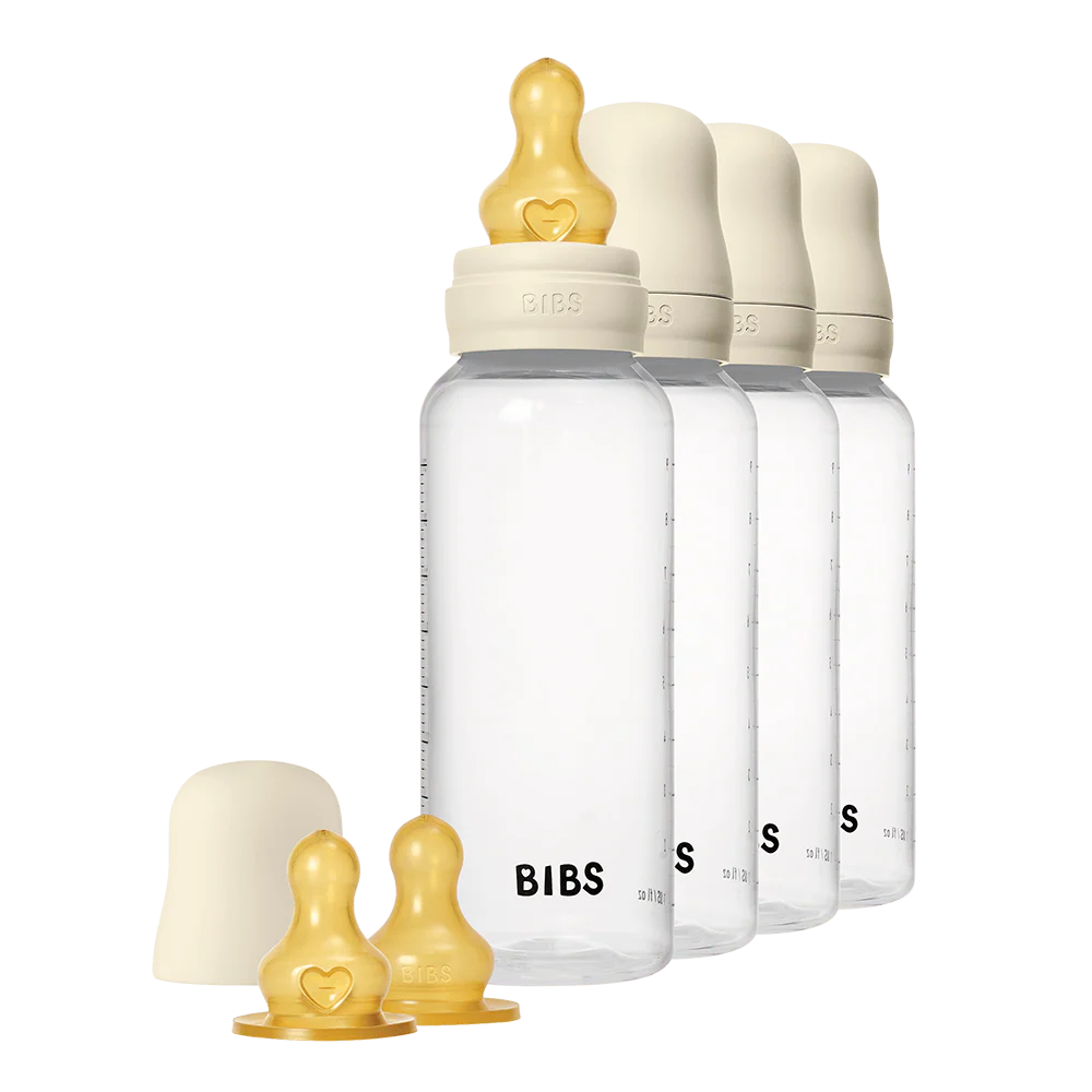 Baby BPA-Free PP Bottle 9oz 4 Pack Latex- Ivory
