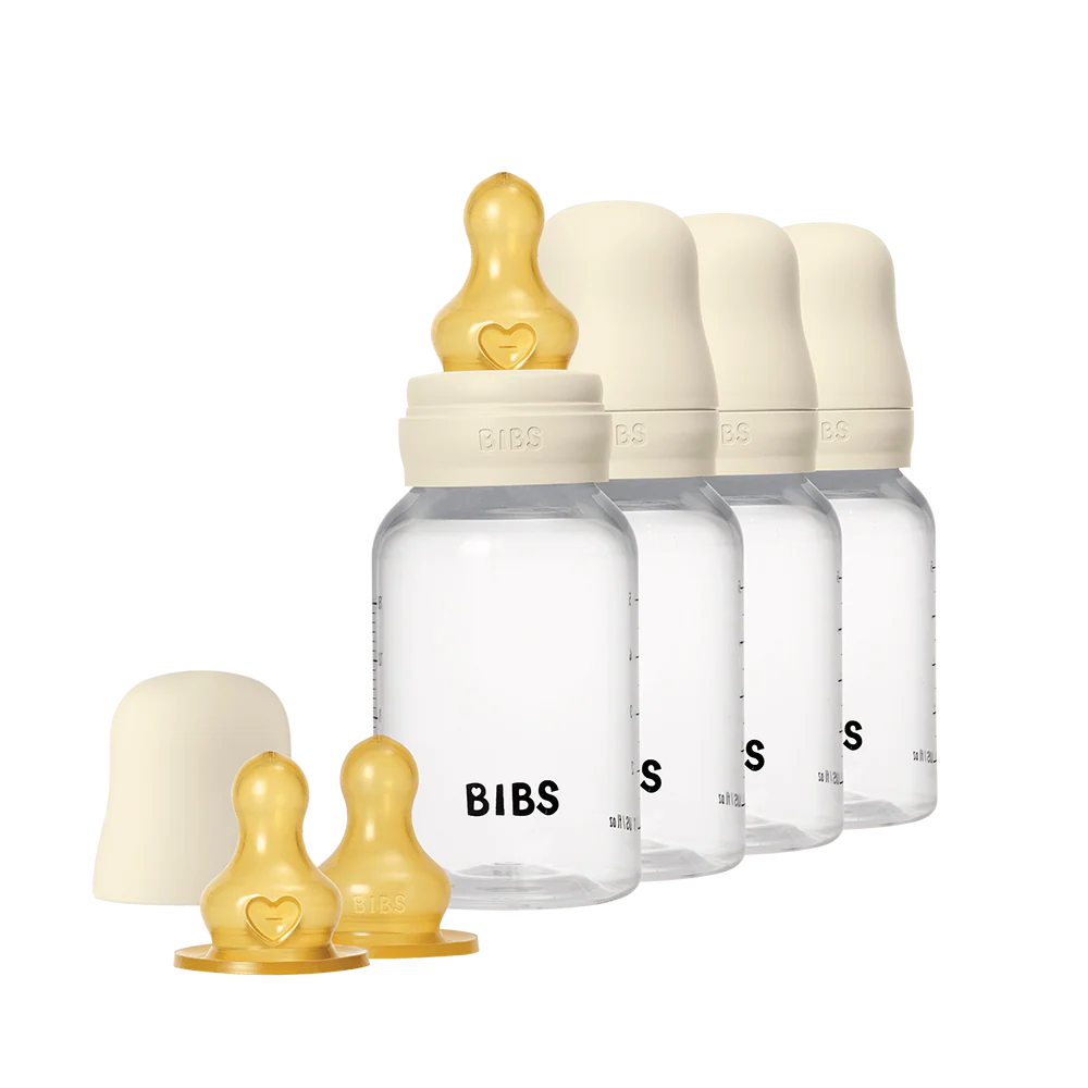 Baby BPA-Free PP Bottle 5oz. 4 Pack Latex- Ivory