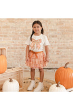 Cinnamon Plaid Tiered Tutu Skirt