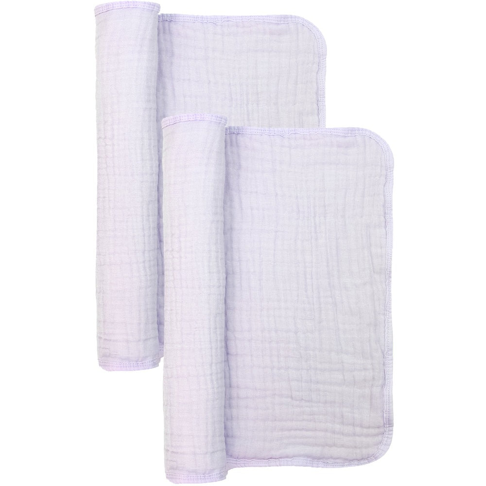 Cloud Muslin Burp Cloth 2 Pack- Lilac