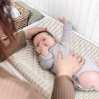 Organic Cotton Stripe Change Pad Cover