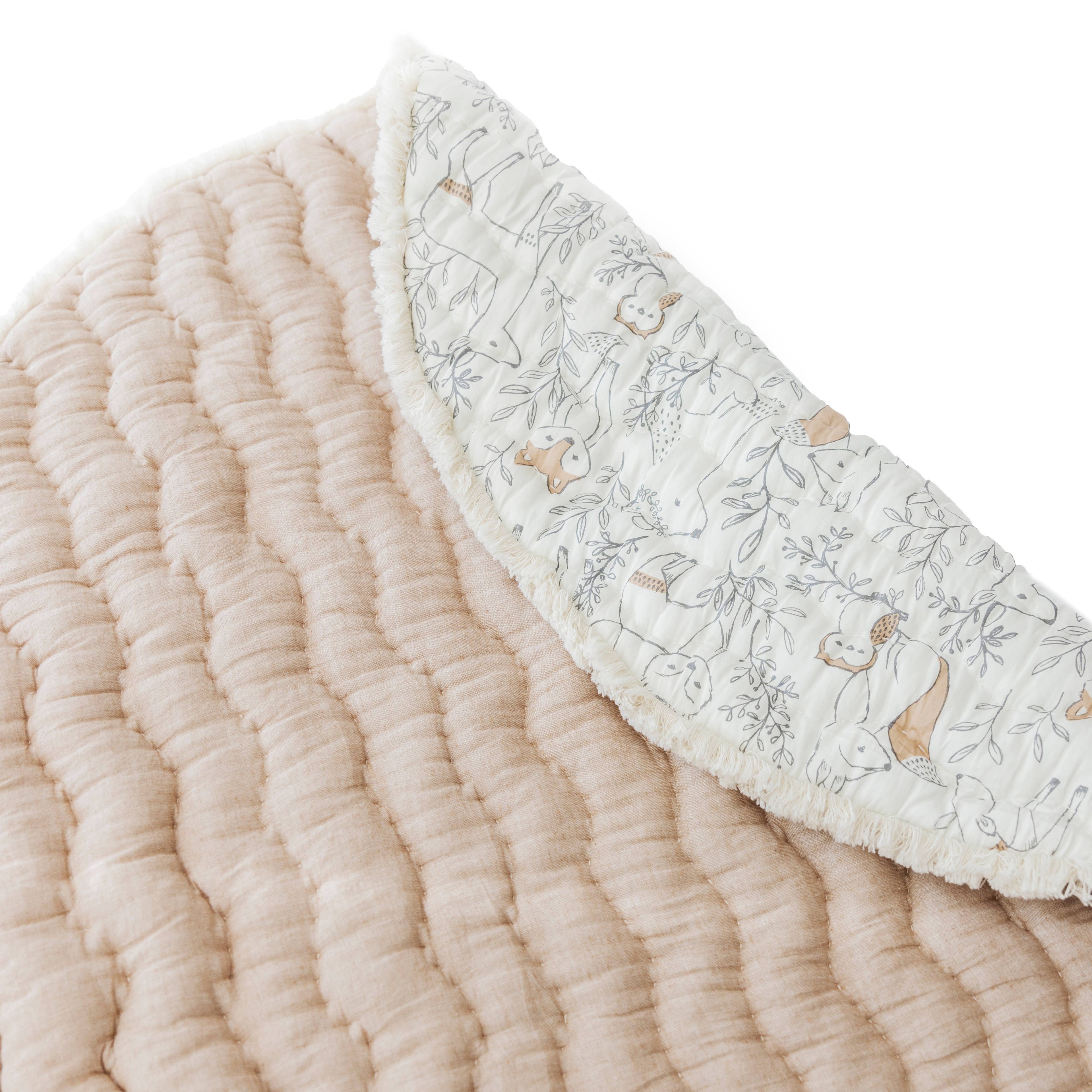 Ezra Quilted Playmat (Woodland)