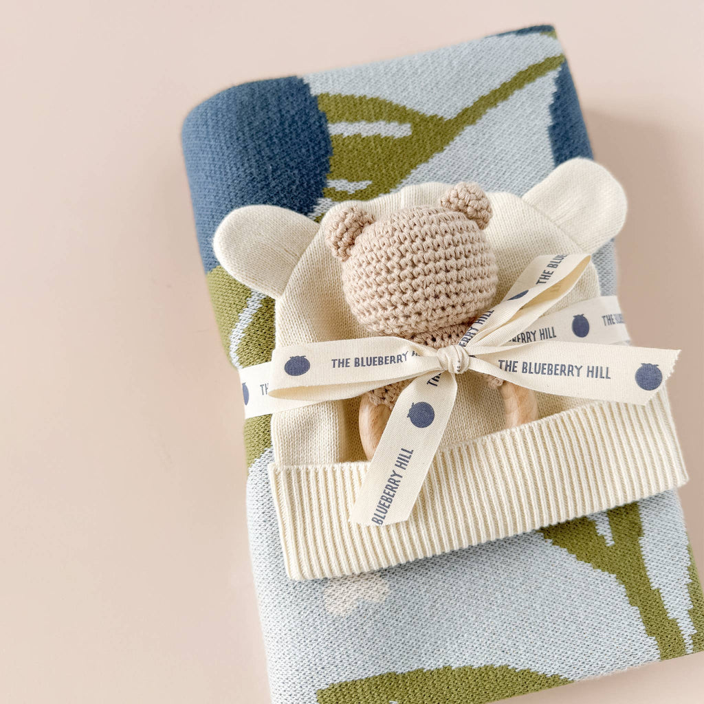 Teether Bear Brown Baby Newborn Toy Rattle