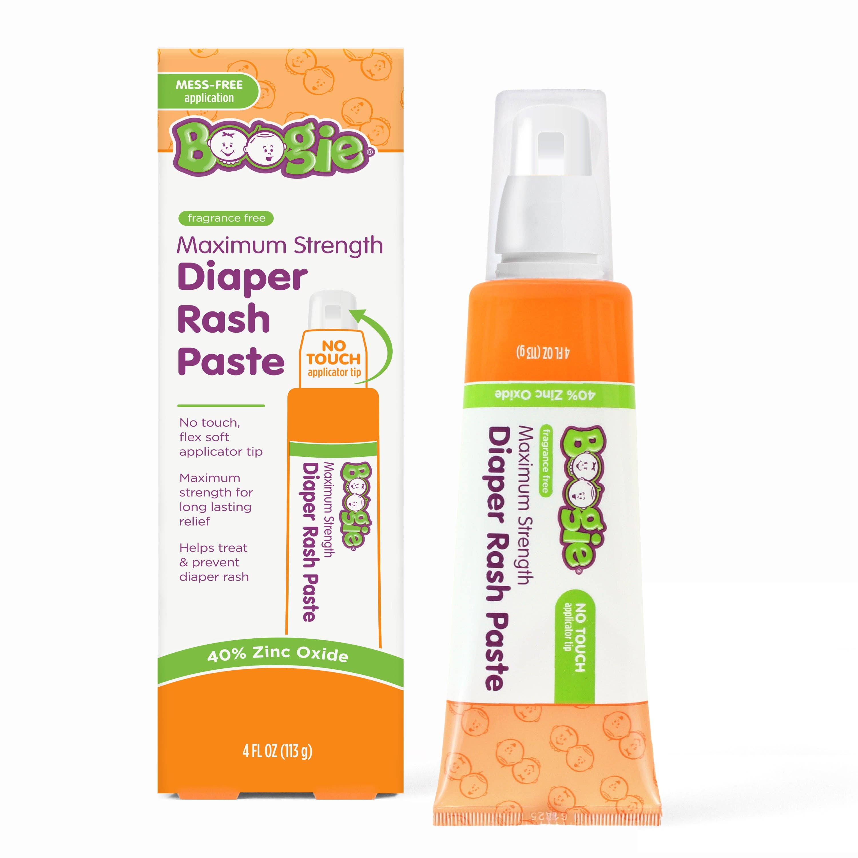 Boogie Maximum Strength Diaper Rash Paste in Applicator Tube,  4 oz. 