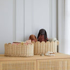 Belle Scalloped Basket Set