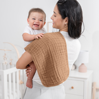 Baby Burp Cloths - 100% Muslin Cotton by Comfy Cubs