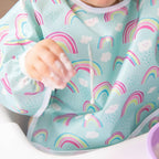 Sleeved Bib: Rainbows