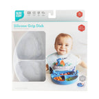 Silicone Grip Dish: Marble