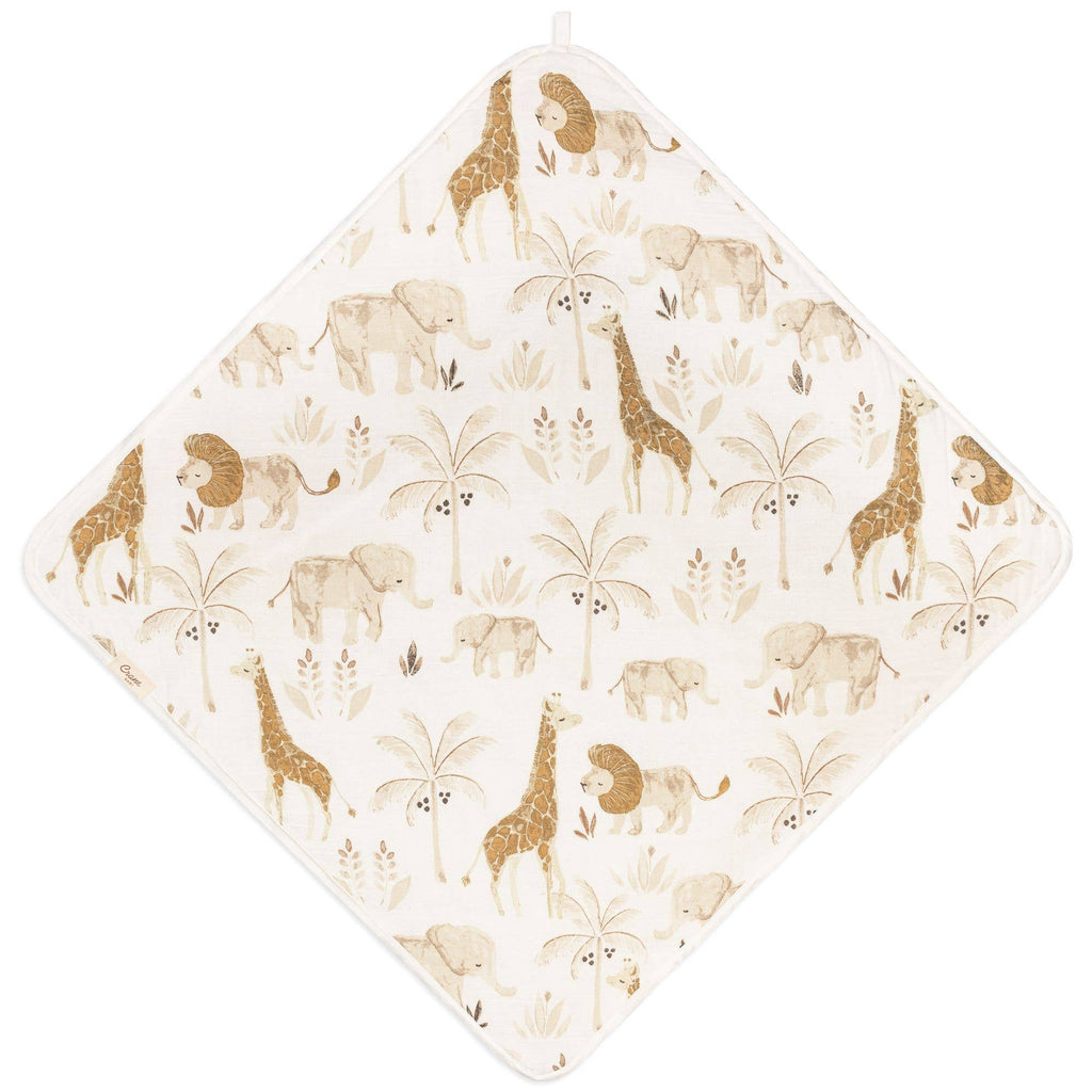 Kendi Baby Hooded Towel (Safari Animal)